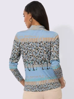 Creation L T-Shirts<T-shirt à col montant 95% coton