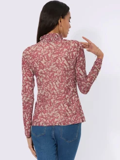 Creation L T-Shirts<T-shirt à col montant avec viscose (ecovero)