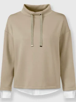 Rick Cardona Tenues De Détente|Pulls<T-shirt à col montant col montant à coulisse