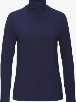 LASCANA T-Shirts<T-shirt à col montant fronces délicates au col roulé