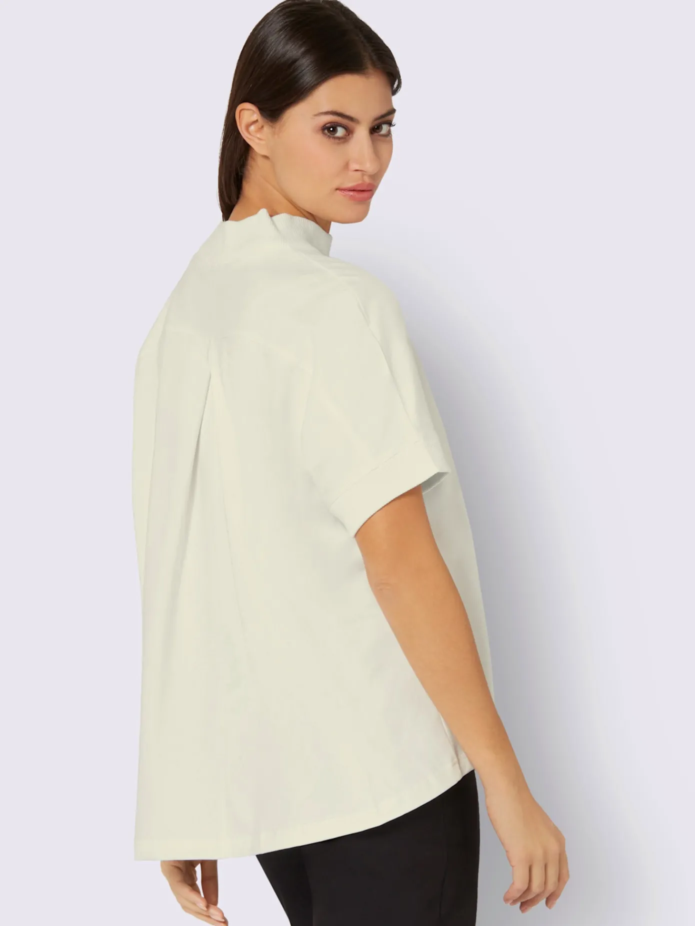 Creation L T-Shirts<T-shirt à col montant qualité coton doux sur la peau