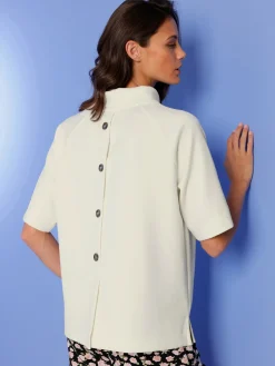 CREATION L PREMIUM T-Shirts<T-shirt à col montant ultra-doux avec modal