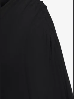 LASCANA T-Shirts<T-shirt à col rond fronce avec liens à nouer aux épaules pour régler la longueur des manches : manches courtes ou mi-longues