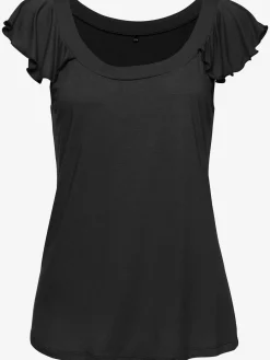 Vivance T-Shirts<T-shirt à col rond large bordure à l'encolure