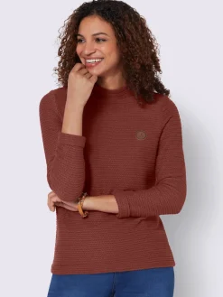 Collection L T-Shirts<T-shirt à col roulé 53% viscose