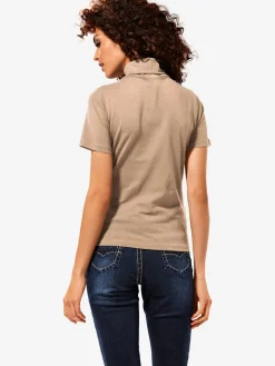 Linea Tesini T-Shirts<T-shirt à col roulé basique facile à associer avec joli col roulé