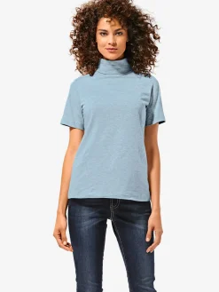 Linea Tesini T-Shirts<T-shirt à col roulé basique facile à associer avec joli col roulé