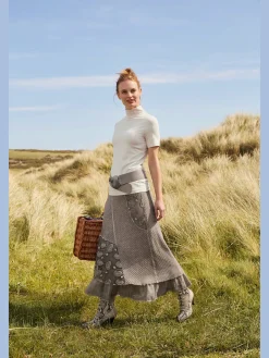 Linea Tesini T-Shirts<T-shirt à col roulé basique facile à associer avec joli col roulé