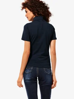 Linea Tesini T-Shirts<T-shirt à col roulé basique facile à associer avec joli col roulé