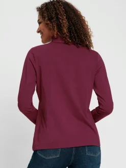 Collection L T-Shirts<T-shirt à col roulé col roulé flatteur