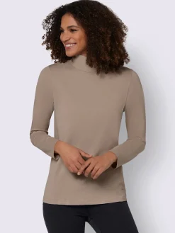 Collection L T-Shirts<T-shirt à col roulé col roulé flatteur