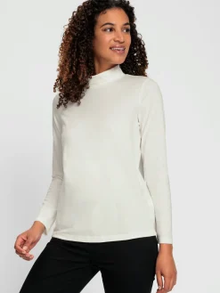 Collection L T-Shirts<T-shirt à col roulé qualité coton