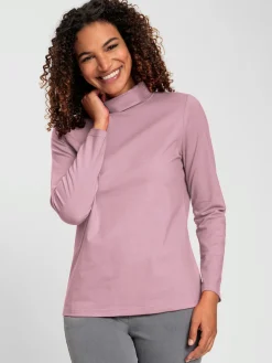 Collection L T-Shirts<T-shirt à col roulé qualité coton