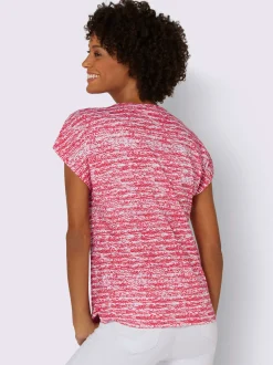 Collection L T-Shirts<T-shirt à encolure ronde 50% coton