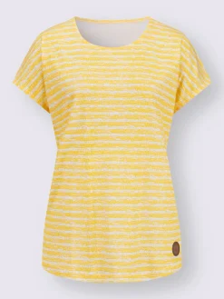 Collection L T-Shirts<T-shirt à encolure ronde 50% coton