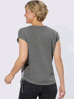 Collection L T-Shirts<T-shirt à encolure ronde 68% coton