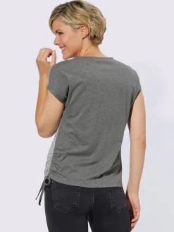 Collection L T-Shirts<T-shirt à encolure ronde 68% coton