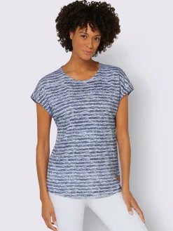 Collection L T-Shirts<T-shirt à encolure ronde 50% coton