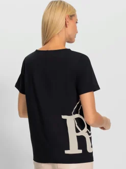 Rick Cardona T-Shirts<T-shirt à encolure ronde inscription tendance