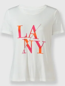 Rick Cardona T-Shirts<T-shirt à encolure ronde inscription tendance