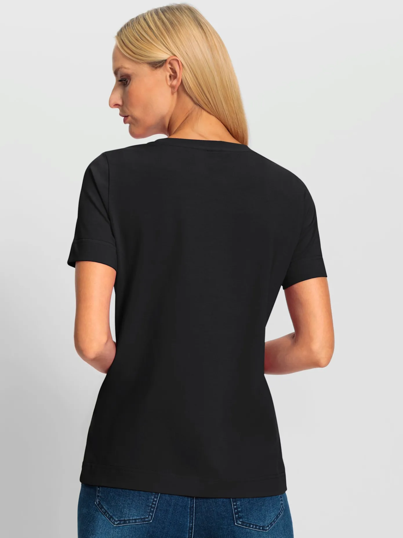 Rick Cardona T-Shirts<T-shirt à encolure ronde inscription tendance