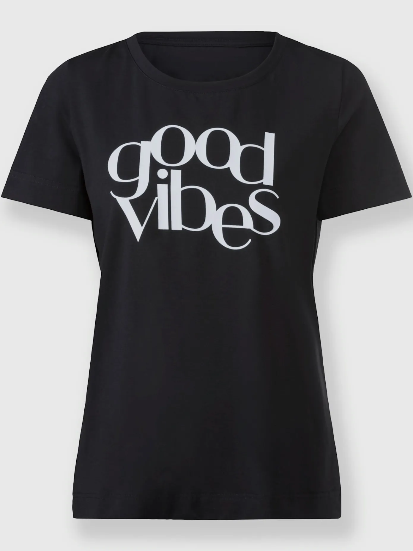 Rick Cardona T-Shirts<T-shirt à encolure ronde inscription tendance