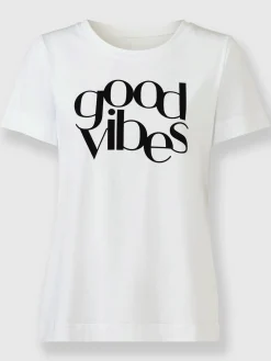 Rick Cardona T-Shirts<T-shirt à encolure ronde inscription tendance