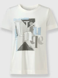 Rick Cardona T-Shirts<T-shirt à encolure ronde joli imprimé devant