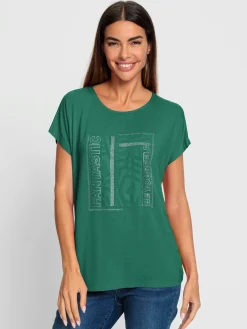 Rick Cardona T-Shirts<T-shirt à encolure ronde joli imprimé devant