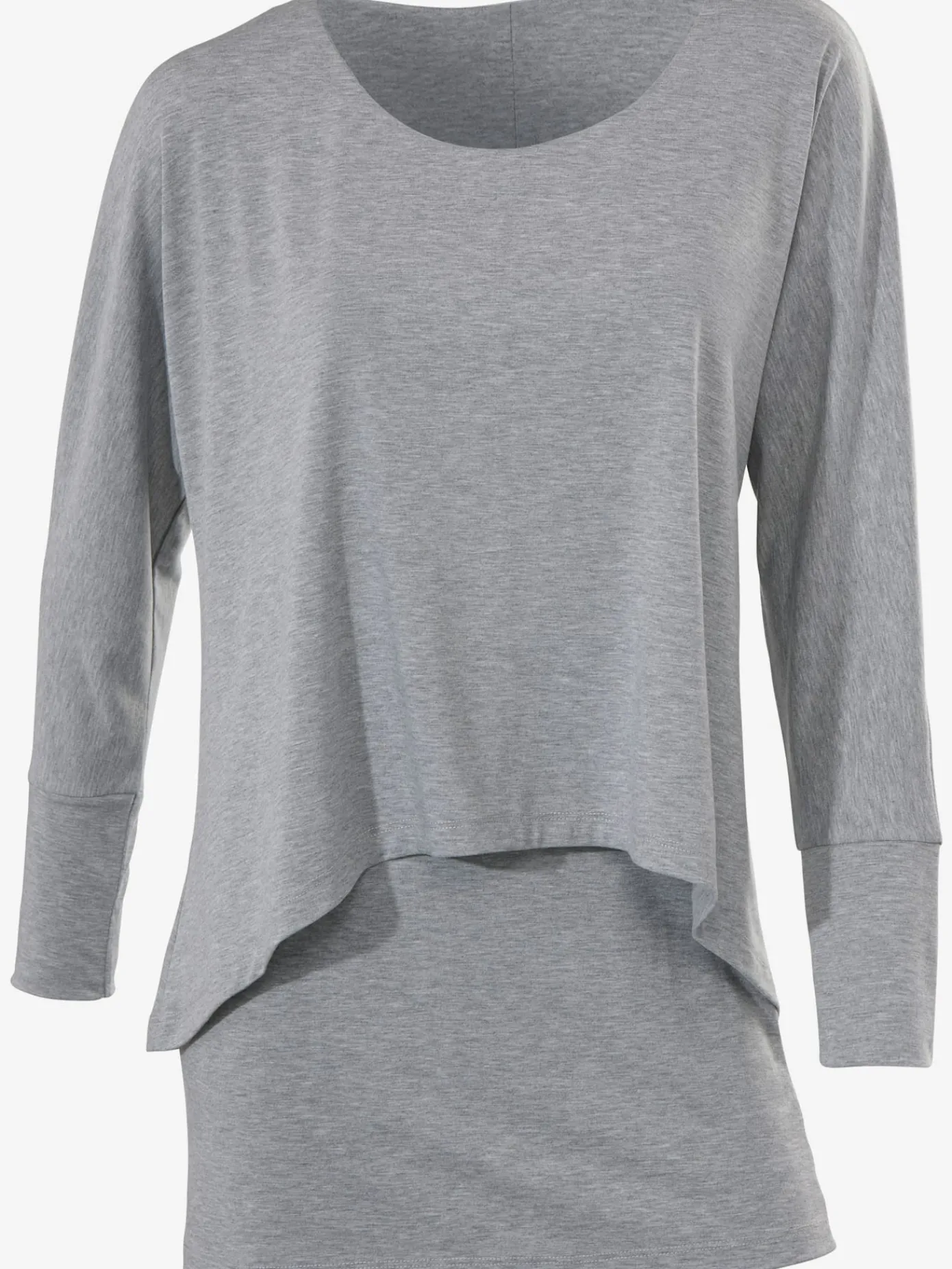 Linea Tesini T-Shirts<T-shirt à encolure ronde look décontracté tendance, manches chauve-souris