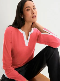 T-Shirts<T-shirt à encolure ronde polyester recyclé