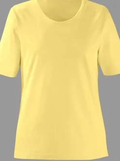 T-Shirts<T-shirt à encolure ronde pur coton