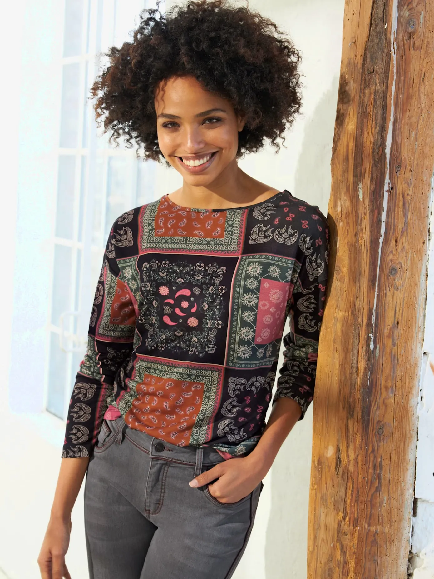 Linea Tesini T-Shirts<T-shirt à encolure ronde pure viscose