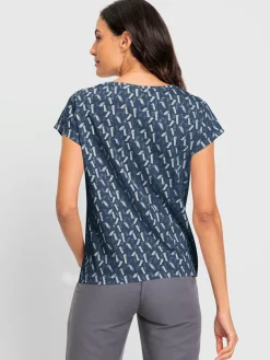 T-Shirts<T-shirt à encolure ronde pur coton