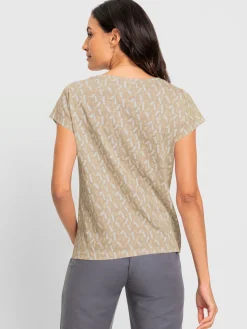 T-Shirts<T-shirt à encolure ronde pur coton