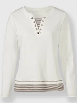 T-Shirts<T-shirt à encolure ronde pur coton