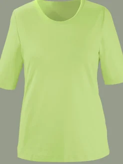 T-Shirts<T-shirt à encolure ronde pur coton