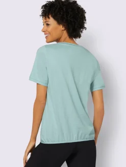 Collection L T-Shirts<T-shirt à encolure ronde pur coton