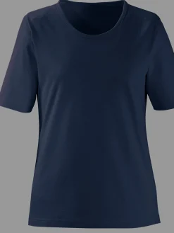 T-Shirts<T-shirt à encolure ronde pur coton