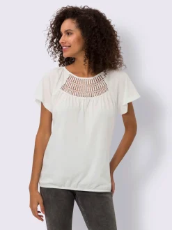 Linea Tesini T-Shirts<T-shirt à encolure ronde pur coton