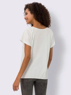 Linea Tesini T-Shirts<T-shirt à encolure ronde pur coton