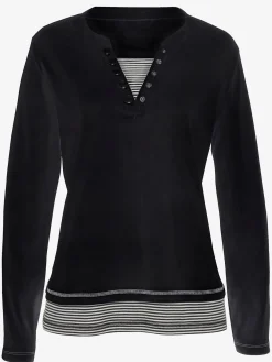 T-Shirts<T-shirt à encolure ronde pur coton