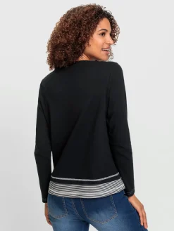 T-Shirts<T-shirt à encolure ronde pur coton