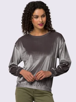 Linea Tesini T-Shirts<T-shirt à encolure ronde qualité joliment chatoyante