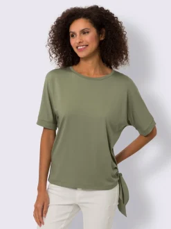 Linea Tesini T-Shirts<T-shirt à encolure ronde qualité viscose douce