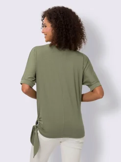 Linea Tesini T-Shirts<T-shirt à encolure ronde qualité viscose douce