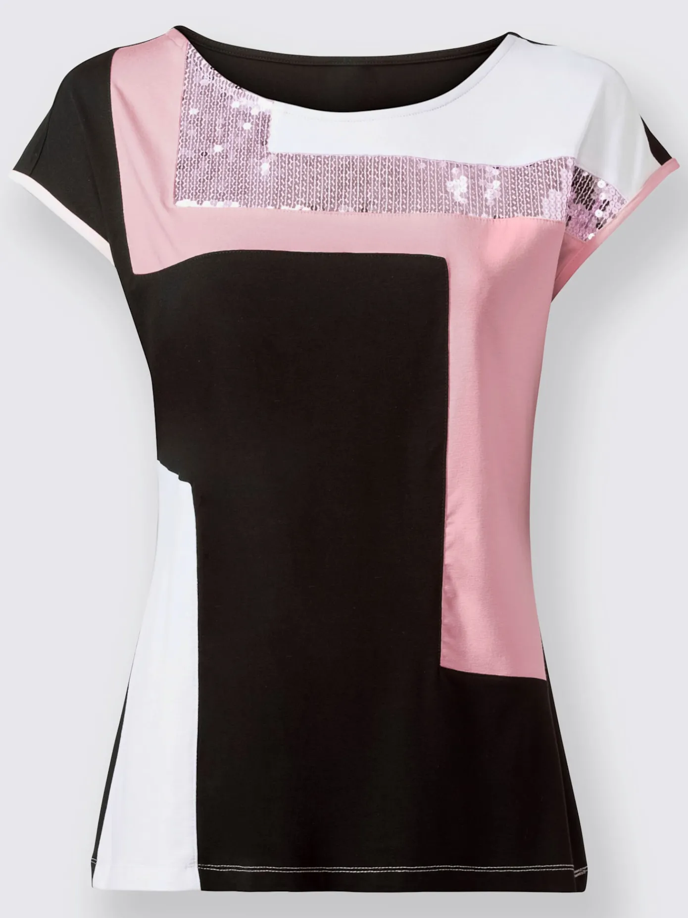 T-Shirts<T-shirt à encolure ronde viscose