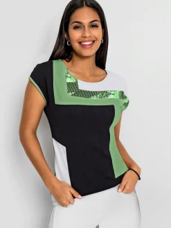 T-Shirts<T-shirt à encolure ronde viscose