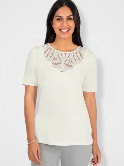 Fair Lady Tenues De Cérémonie|T-Shirts<T-shirt à encolure ronde viscose