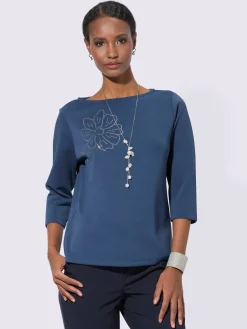 Creation L T-Shirts<T-shirt à manches 3/4 50% modal